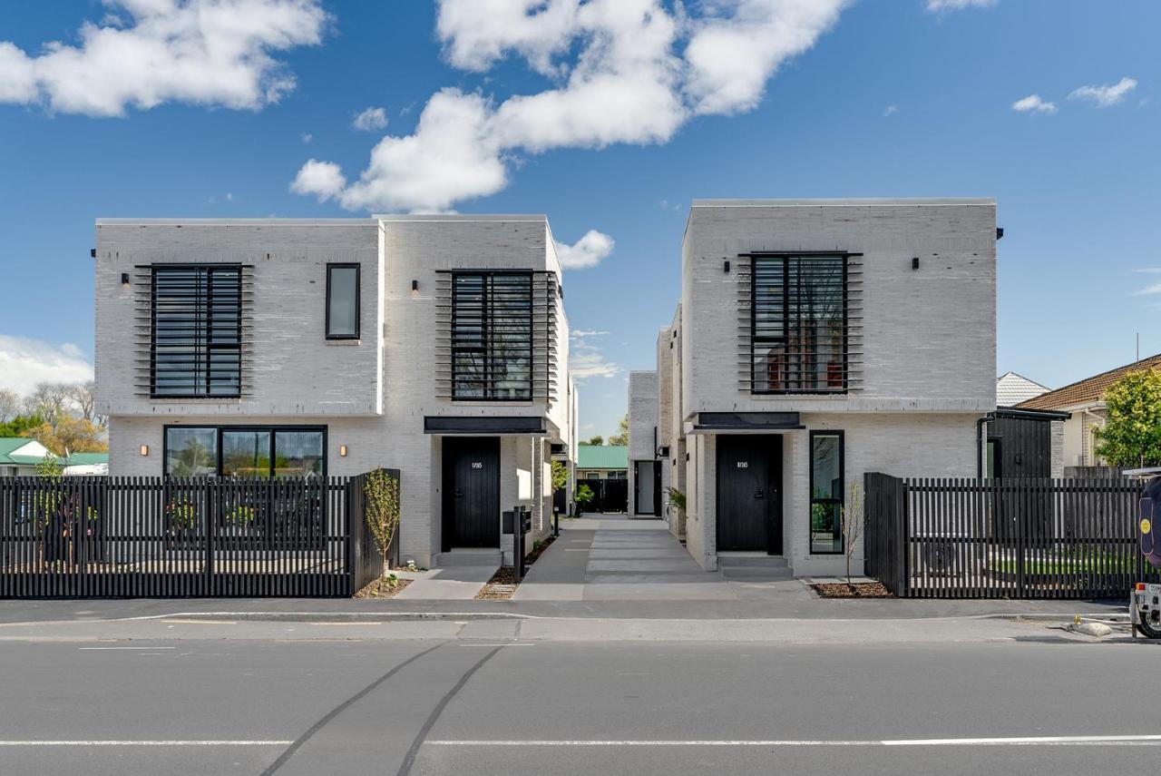 Deluxe Downtown Residence 3 Bed 3 Bath Christchurch Exterior foto